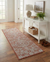 Patio Heritage Collection Area Rug - Savannah (Rust Red) Runner Rust Red  lifestyle 69
