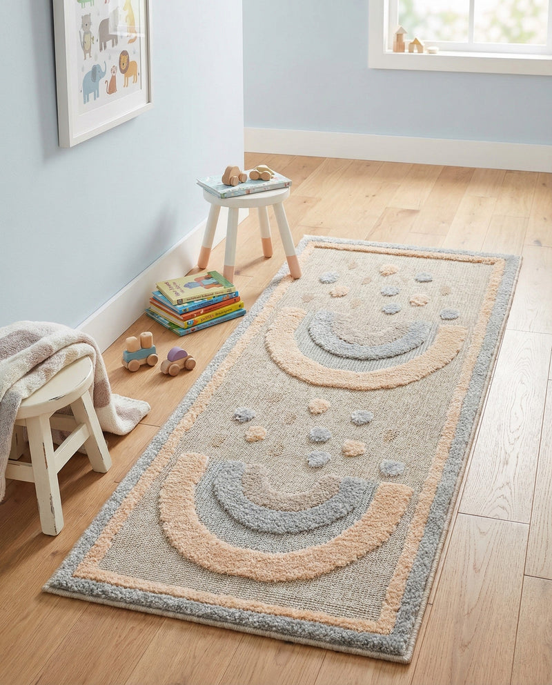 Wonder Tykes Collection Area Rug -  Frolicfield Runner Multi  lifestyle 56