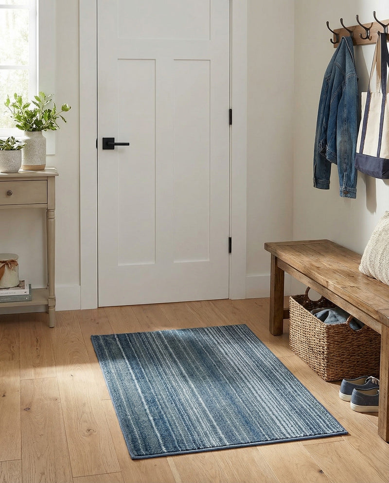 Jewel Oasis Collection Area Rug - Sapphire (Blue) Rectangle Blue  lifestyle 6