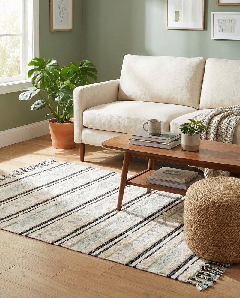 Sonoran Collection Area Rug - Montezuma Rectangle Aquamarine  lifestyle 79