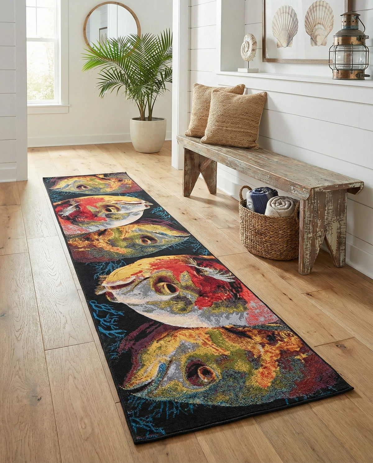 Seaside Haven Rugs Collection Area Rug -  Harbor Runner Multi  lifestyle 28