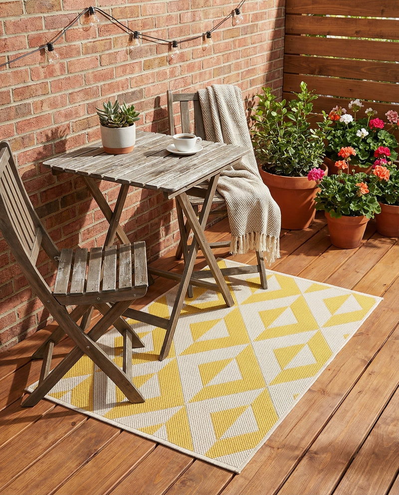 Urban Oasis Rugs Collection Area Rug -  Highrise (Yellow) Rectangle Yellow  lifestyle 4