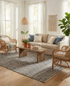 Osian Looms Collection Area Rug - Colaba Rectangle Navy Blue  lifestyle 15