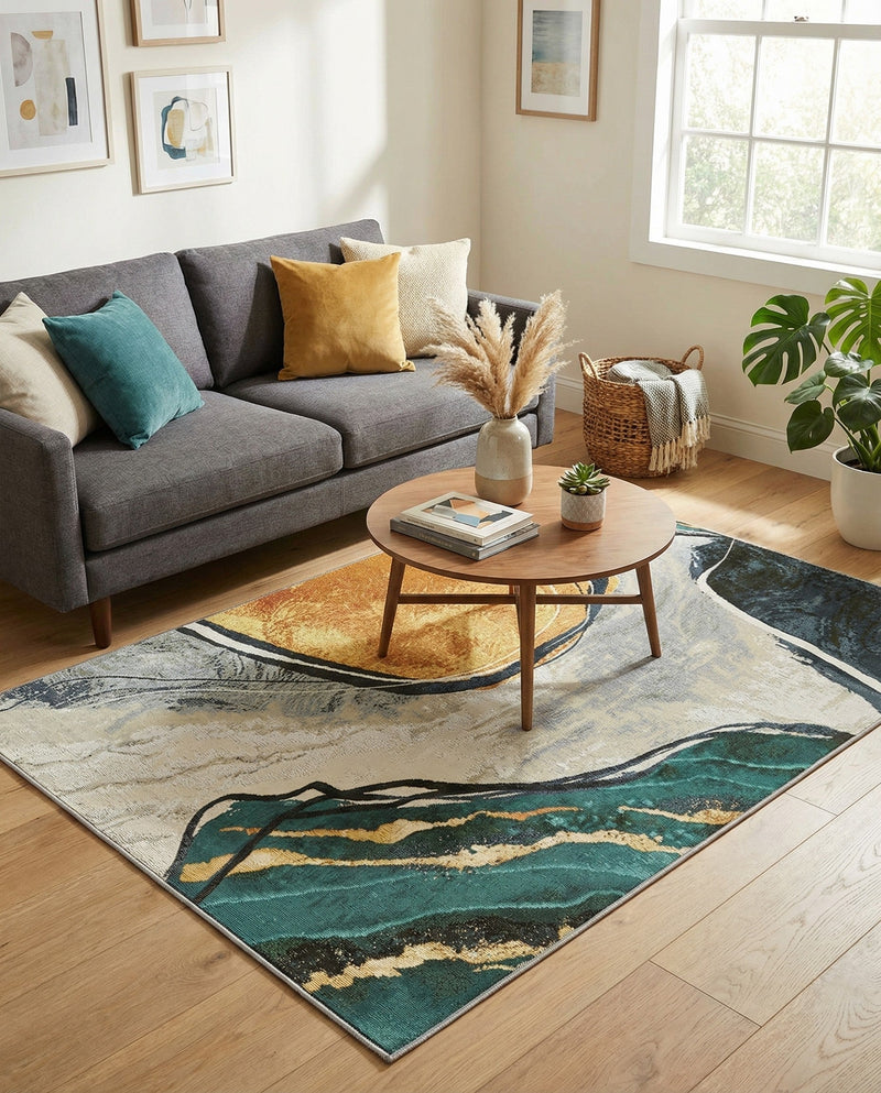 Urban Terrace Collection Area Rug -  Pavilion Rectangle Multi  lifestyle 5