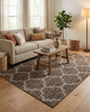 Savannah Pergola Collection Area Rug - Arbor (Brown) Rectangle Brown  lifestyle 17