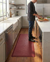 Cozy Mat Collection Area Rug -  Eden Rectangle Burgundy Red  lifestyle 21