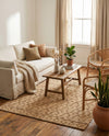 Savannah Weave Collection Area Rug - Serengeti Rectangle Natural  lifestyle 50