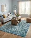 Riviera Elegance Collection Area Rug -  Eze Rectangle Turquoise  lifestyle 38