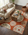Urban Terrace Collection Area Rug -  Deck Rectangle Terracotta  lifestyle 20