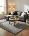 Plush Oasis Collection Area Rug - Serenity (Cloud Gray) Square Cloud Gray  lifestyle 56