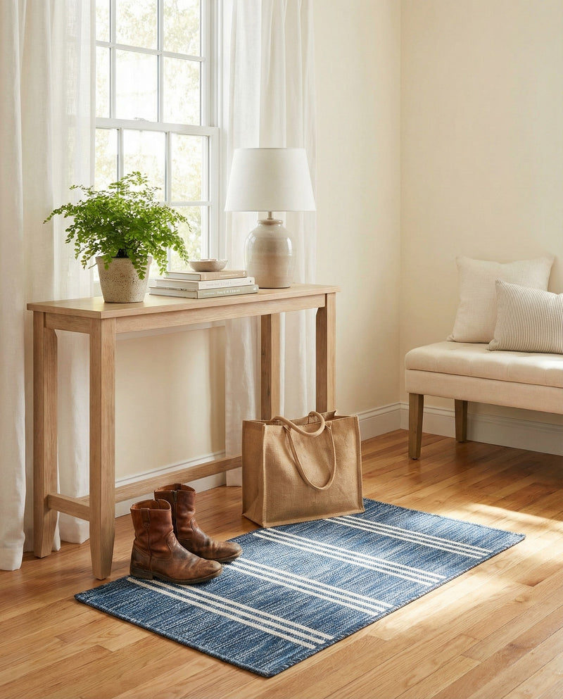 Urban Oasis Rugs Collection Area Rug -  District (Blue) Rectangle Blue  lifestyle 20