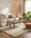 Plush Oasis Collection Area Rug - Serenity (Pure Ivory) Rectangle Pure Ivory  lifestyle 4