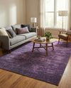 Sahara Essence Collection Area Rug - Oasis (Purple) Rectangle Purple  lifestyle 10