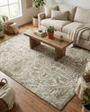 Tribal Terrace Treasures Collection Area Rug - Mayan Marina (Green) Rectangle Green  lifestyle 23