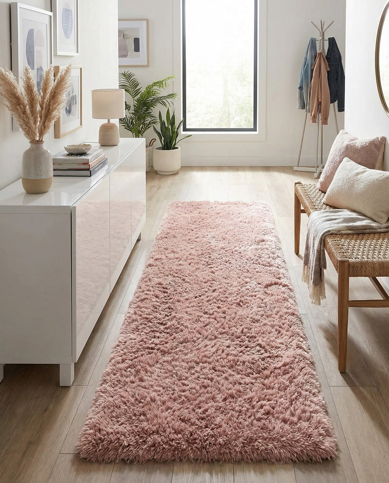 Eternal Plush Oasis Collection Area Rug -  Tranquility (Khaki) Runner Khaki  lifestyle 35