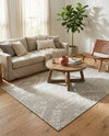 Desert Nomad Terrace Collection Area Rug - Sahara (Gray) Rectangle Gray  lifestyle 23