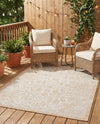 Tribal Terrace Treasures Collection Area Rug - Mayan Marina (Natural) Rectangle Natural  lifestyle 6