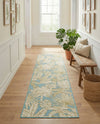 Seaside Blooms Collection Area Rug -  Shalimar Runner Soft Blue  lifestyle 66