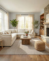 Seaside Serenity Collection Area Rug - Veranda (Beige) Rectangle Beige  lifestyle 28
