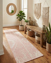 Desert Nomad Terrace Collection Area Rug - Sahara (Pink) Runner Pink  lifestyle 18