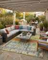 Urban Terrace Collection Area Rug -  Terrace Rectangle Multi  lifestyle 18