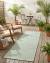 Jill Zarin Sedona Oasis Outdoor Collection Area Rug - Coconino (Palm Green) Runner Palm Green  lifestyle 37