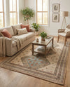Savannah Threads Collection Area Rug -  Pampas Rectangle Beige  lifestyle 4