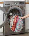 Colorburst Oasis Collection Area Rug -  Lagoon Round Multi  lifestyle 34