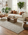 Savannah Sojourn Collection Area Rug - Serengeti Rectangle Brown  lifestyle 25
