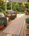 Urban Oasis Rugs Collection Area Rug -  Rooftop (Rust Red) Runner Rust Red  lifestyle 47