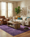 Sahara Essence Collection Area Rug - Oasis (Purple) Rectangle Purple  lifestyle 20