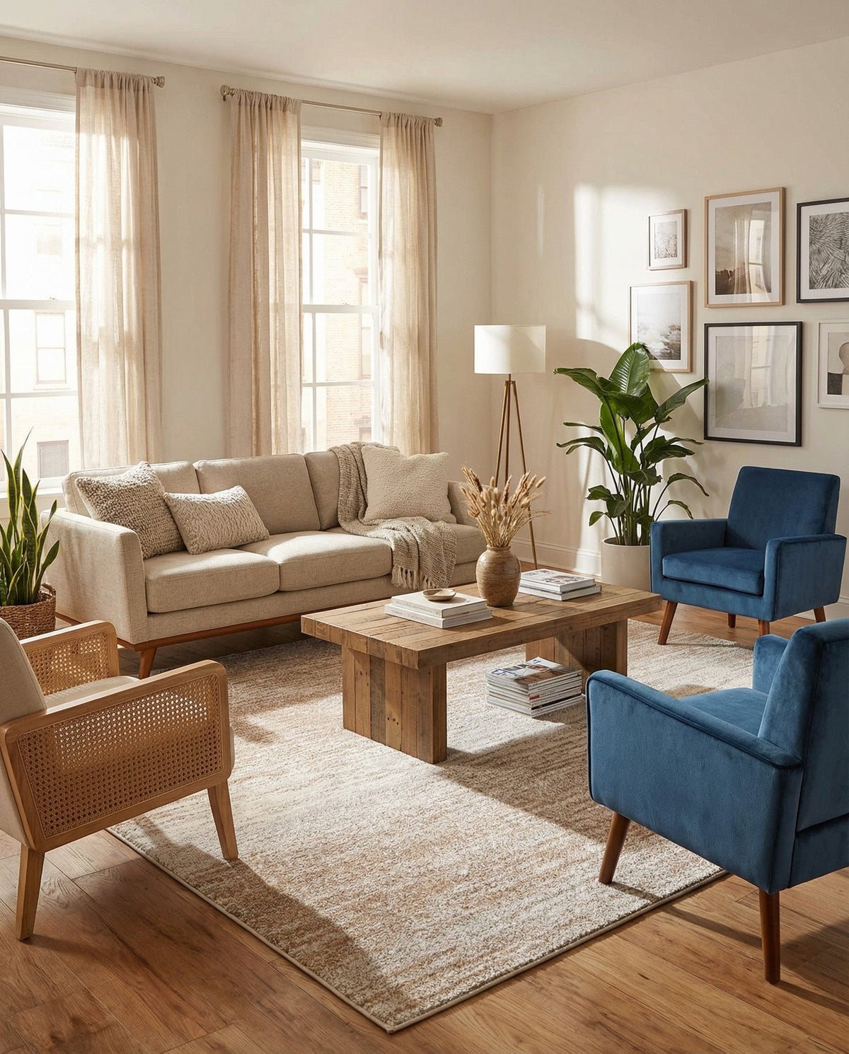 Sienna Collection Area Rug -  Verona Rectangle Smokey Taupe  lifestyle 60