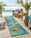 Seaside Haven Rugs Collection Area Rug -  Tidepool Runner Multi  lifestyle 42