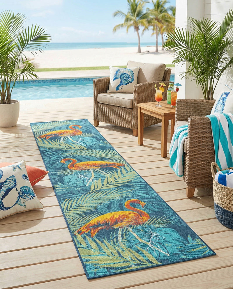 Seaside Haven Rugs Collection Area Rug -  Tidepool Runner Multi  lifestyle 42