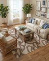 Seaside Haven Rugs Collection Area Rug -  Dunes Rectangle Beige  lifestyle 4