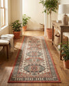 Patio Heritage Collection Area Rug - Veranda Runner Multi  lifestyle 63