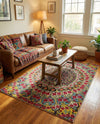 Venetian Tapestry Collection Area Rug -  Burano Rectangle Multi  lifestyle 12