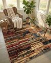 Neptune Elegance Collection Area Rug - Triton Rectangle Multi  lifestyle 3