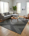 Urban Terrace Collection Area Rug -  Chelsea (Charcoal Gray) Rectangle Charcoal Gray  lifestyle 9