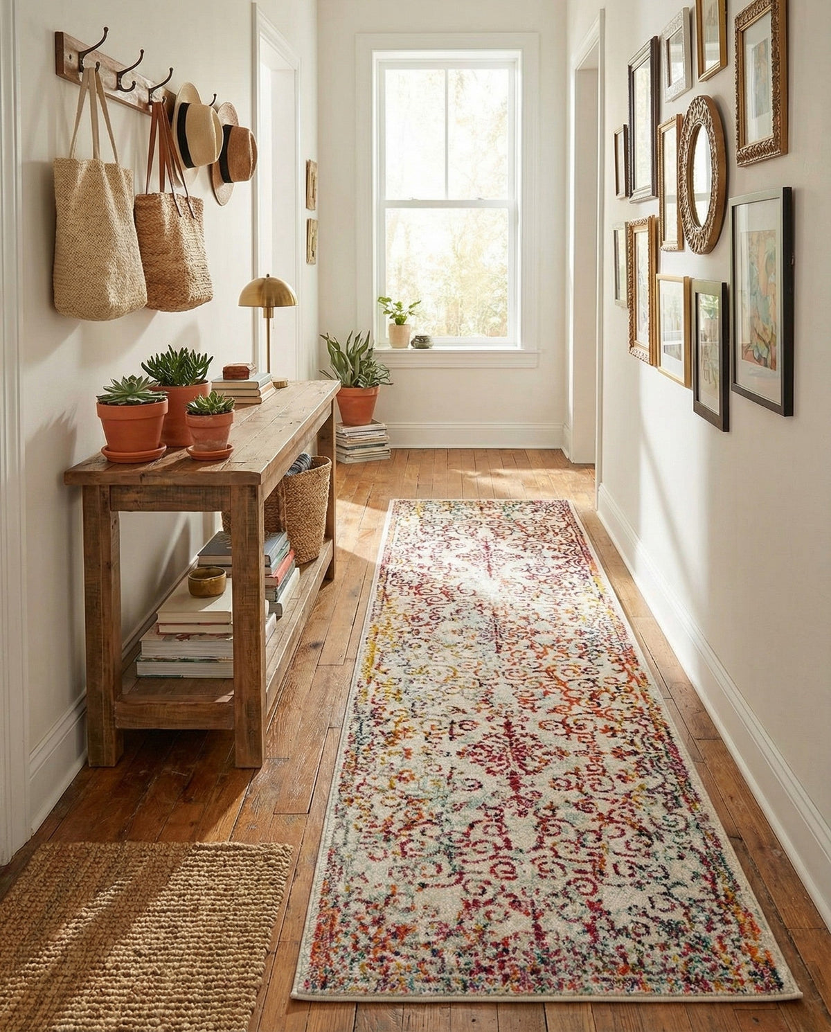 Brighton Terrace Collection Area Rug -  Saltdean Runner Ivory  lifestyle 98