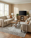 Horizon Collection Area Rug -  Apex (Light Gray) Rectangle Light Gray  lifestyle 10