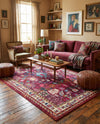 Chateau Elegance Collection Area Rug - Versailles Rectangle Multi  lifestyle 6