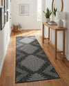Urban Terrace Collection Area Rug -  Chelsea (Charcoal Gray) Runner Charcoal Gray  lifestyle 84
