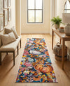 Meadow Breeze Collection Area Rug -  Daffodil Runner Multi  lifestyle 20