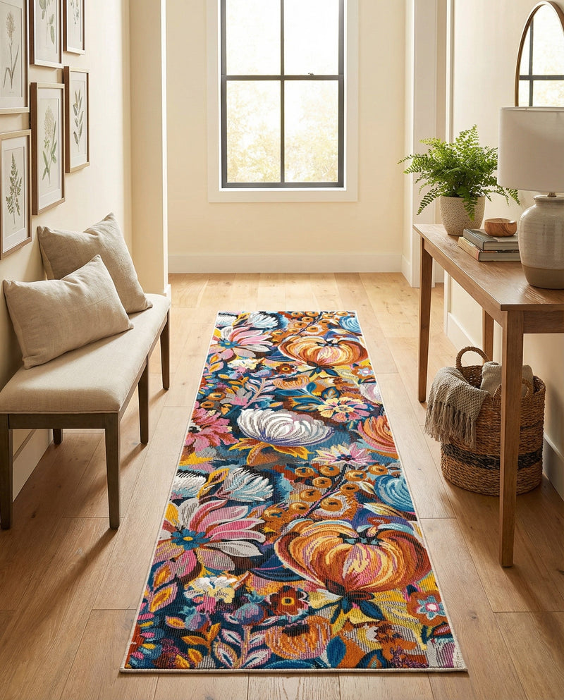 Meadow Breeze Collection Area Rug -  Daffodil Runner Multi  lifestyle 20