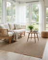 Sahara Sands Collection Area Rug -  Amarna Rectangle Natural and Brown  lifestyle 8