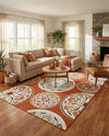 Urban Terrace Collection Area Rug -  Deck Rectangle Terracotta  lifestyle 6