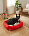 Luxury Pet Lounge Collection Pet Bed -  Haven Rectangle Multi  lifestyle 2