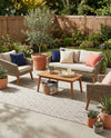 Urban Oasis Rugs Collection Area Rug -  Boulevard (Gray Cream) Rectangle Gray Cream  lifestyle 11