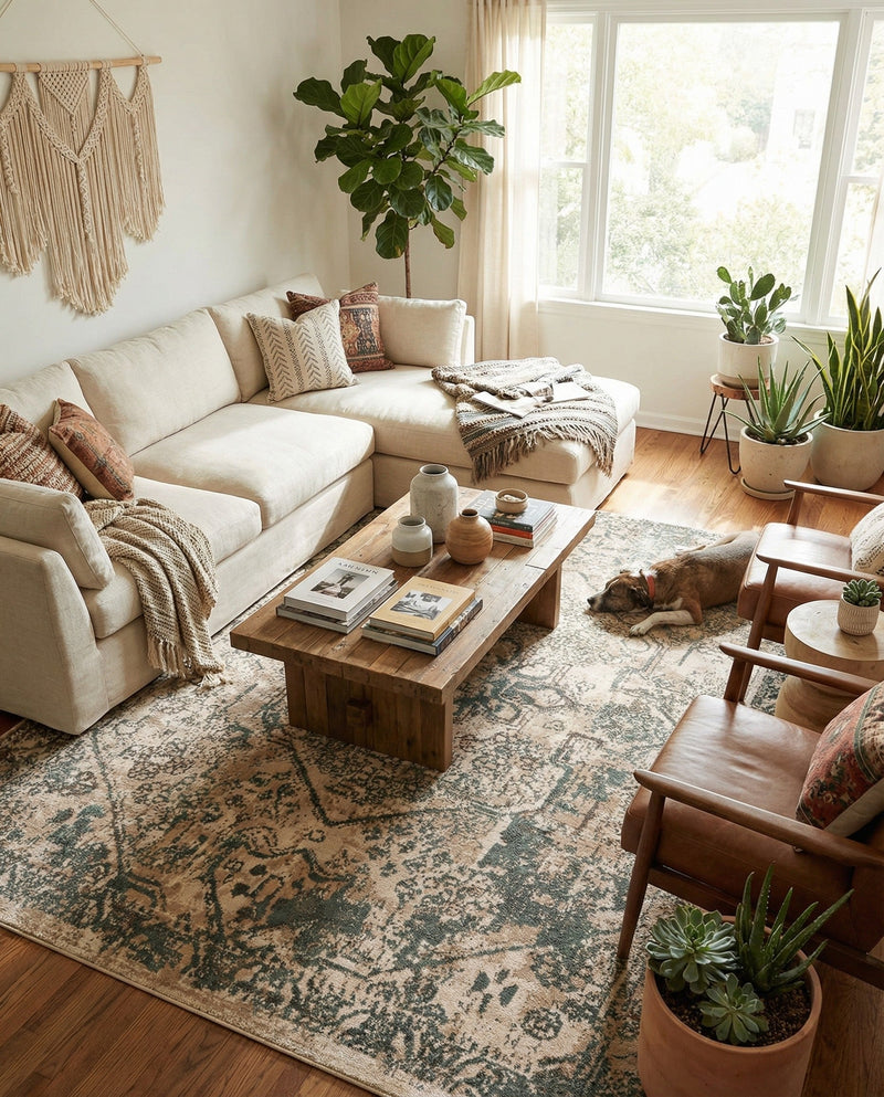 Gobi Sands Collection Area Rug -  Turpan Rectangle Multi  lifestyle 20